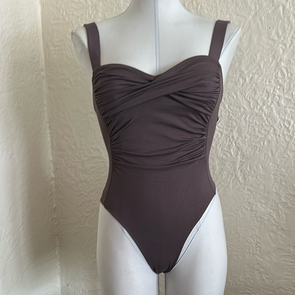 Zara Twist Bust Sleek Bodysuit Small